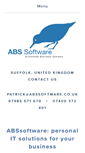 Mobile Screenshot of abssoftware.co.uk